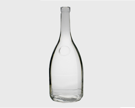 Garrafa de uísque de painel de rótulo de Flint extra redondo de 1.5L