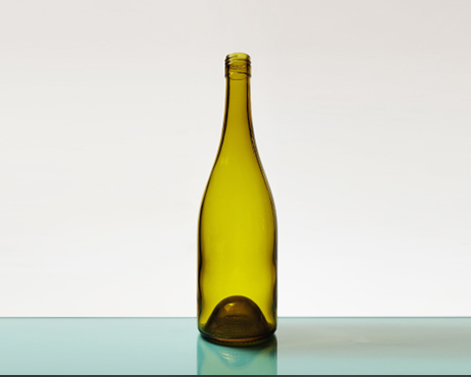 75CL Borgonha garrafas de vinho verde antigo