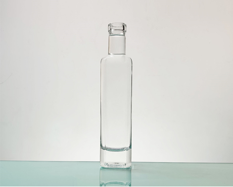 Garrafas de azeite claro de forma quadrada 250ml