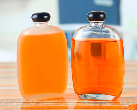 Garrafas de vidro de suco de maçã tamanho 100ml Mini