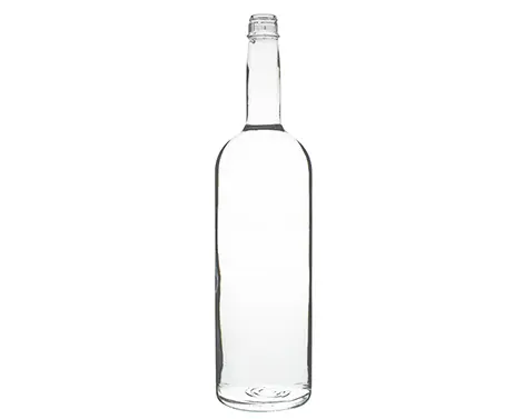 1L forma especial tamanho grande clara alta sílex garrafa de vidro de tequila