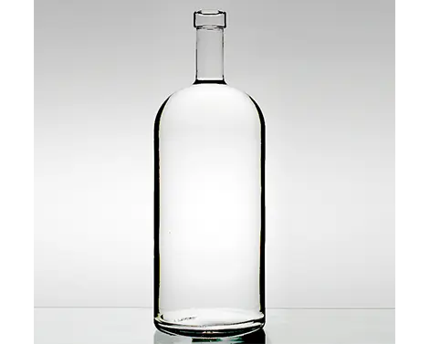 1.75L personalizar padrão Engrave garrafa de conhaque de alto sílex agradável