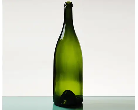 750ml garrafa de vinho castanho