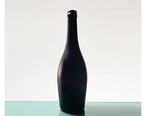 Garrafa de vinho verde champanhe redondo 750ml