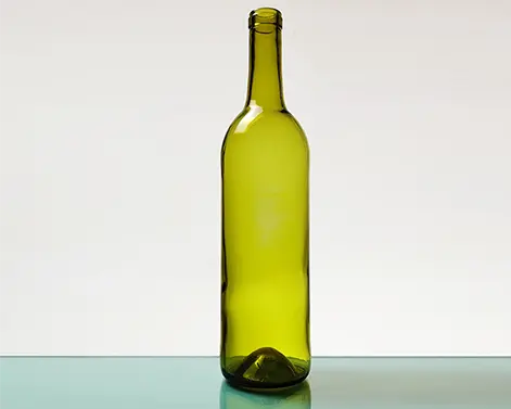 Garrafa de vinho redonda de 750ml Flint Bordeaux