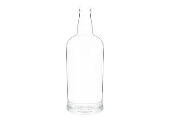 Garrafa de uísque personalizada 75cl Base de vidro pesado para atacado