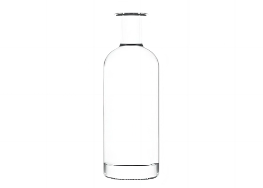 Garrafas de Gin de 750ml de forma redonda 75cl Garrafas de Licor Vazias Extra Flint