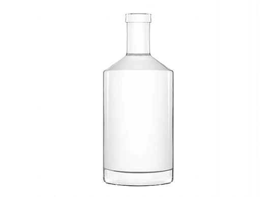 Garrafas de vidro de design elegante 750ml embalagens de bebidas espirituosas da moda