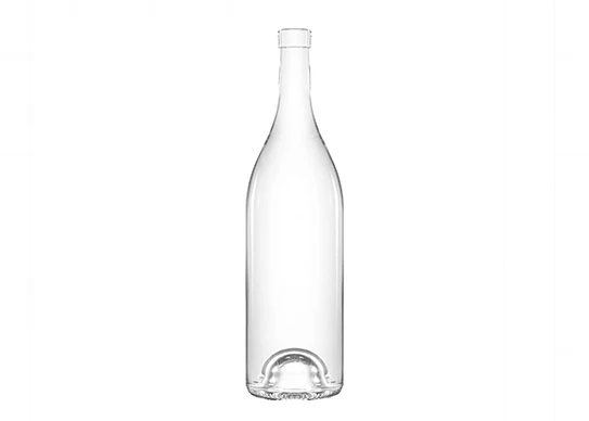 Embalagem personalizada de vodka de garrafa de vidro com design elegante e 750ml