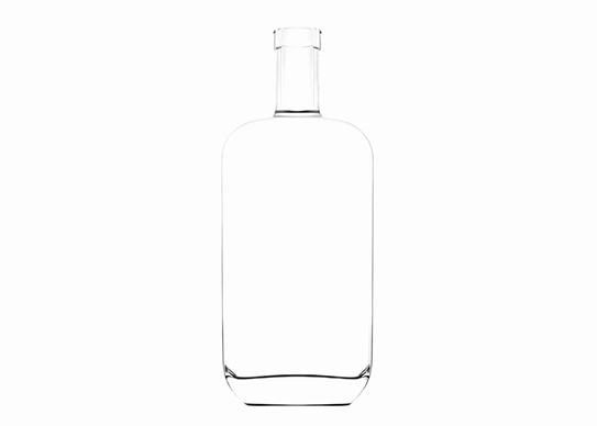 Garrafas de Bourbon Retângulo 750ml China fábrica grossista garrafas de licor