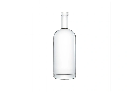Garrafa de rum de vodka 700ml, embalagem de gim, garrafa de vidro redonda agradável