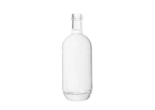 Garrafas de vidro redondas 700ml 500ml Fabricantes de garrafas de garrafa de espírito