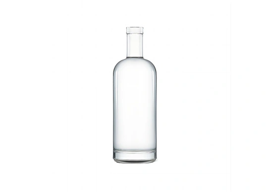 Embalagem de vidro Vodka Bourbon 750ml garrafas vazias Super Flint
