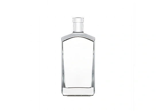 Garrafa de vidro com design de ombro de 700ml,
