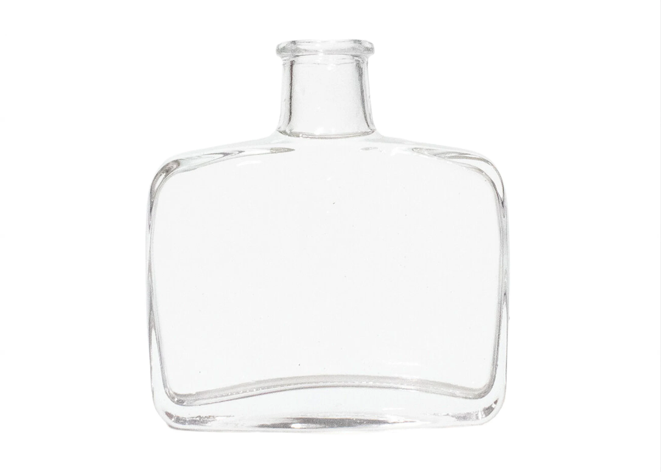 Recipiente de vidro de forma oval de retângulo de 500ML