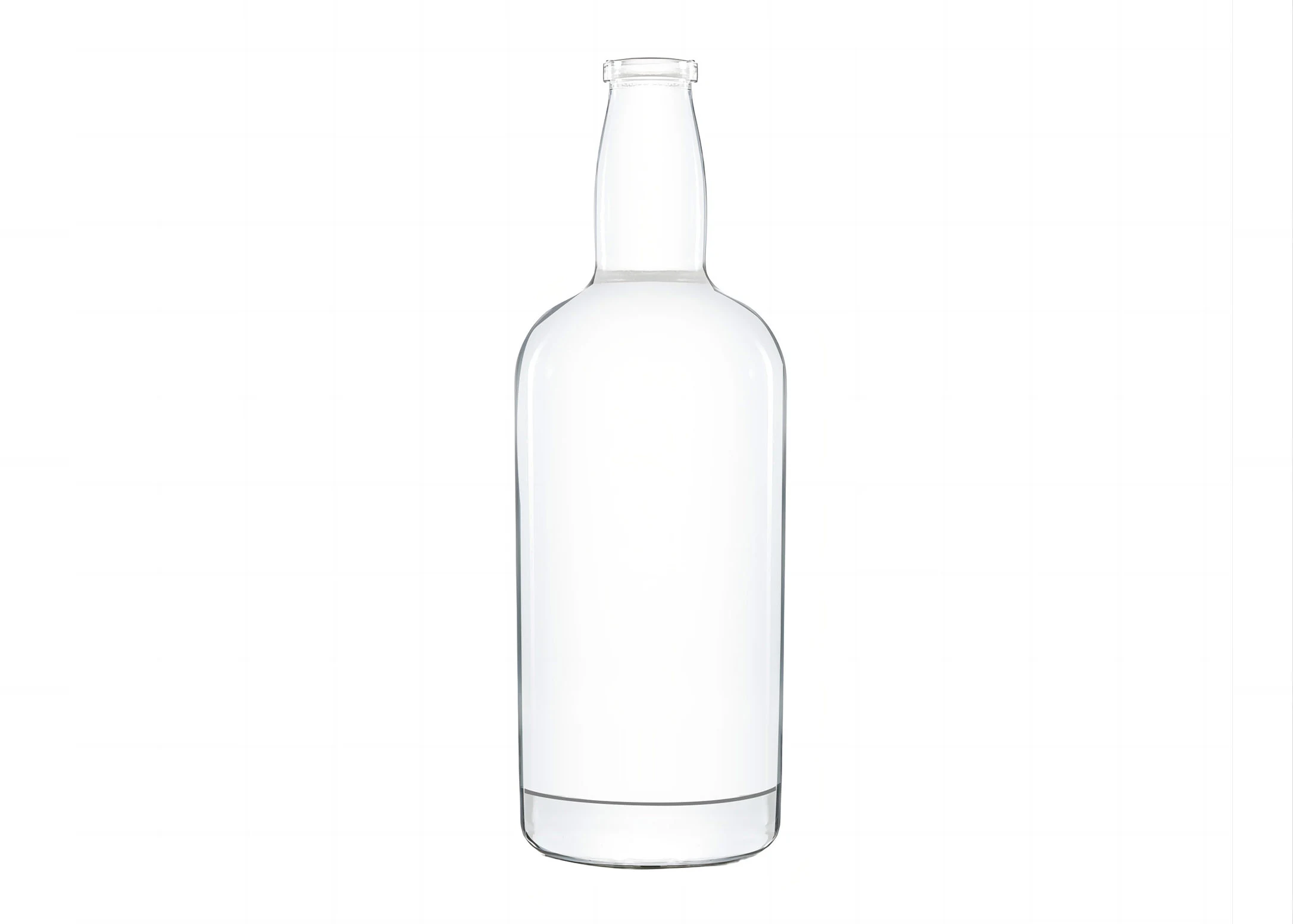 500ml garrafa de uísque acabamento de cortiça vidro de sílex extra