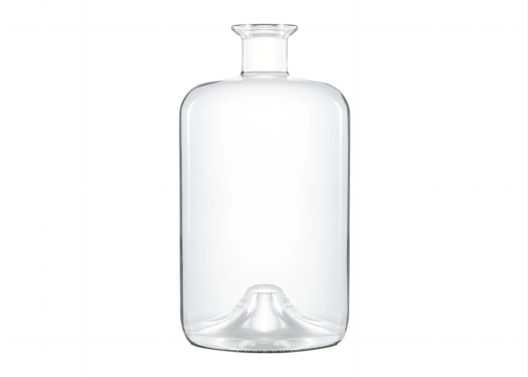 Embalagem de garrafa de vidro de álcool popular 500ml tamanho