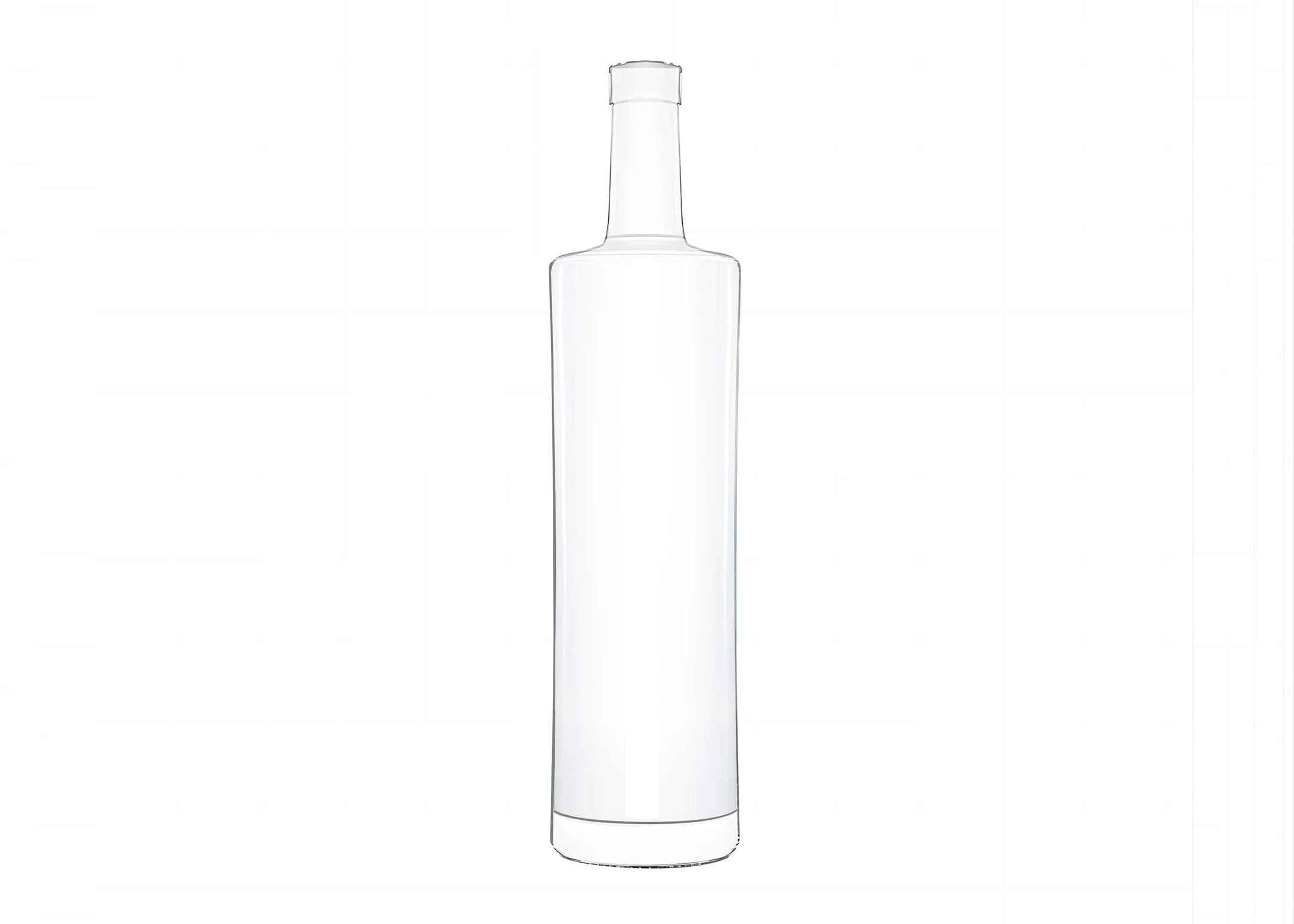 Kendo Garrafa 500ml Extra Flint Embalagem de Vodka de Vidro