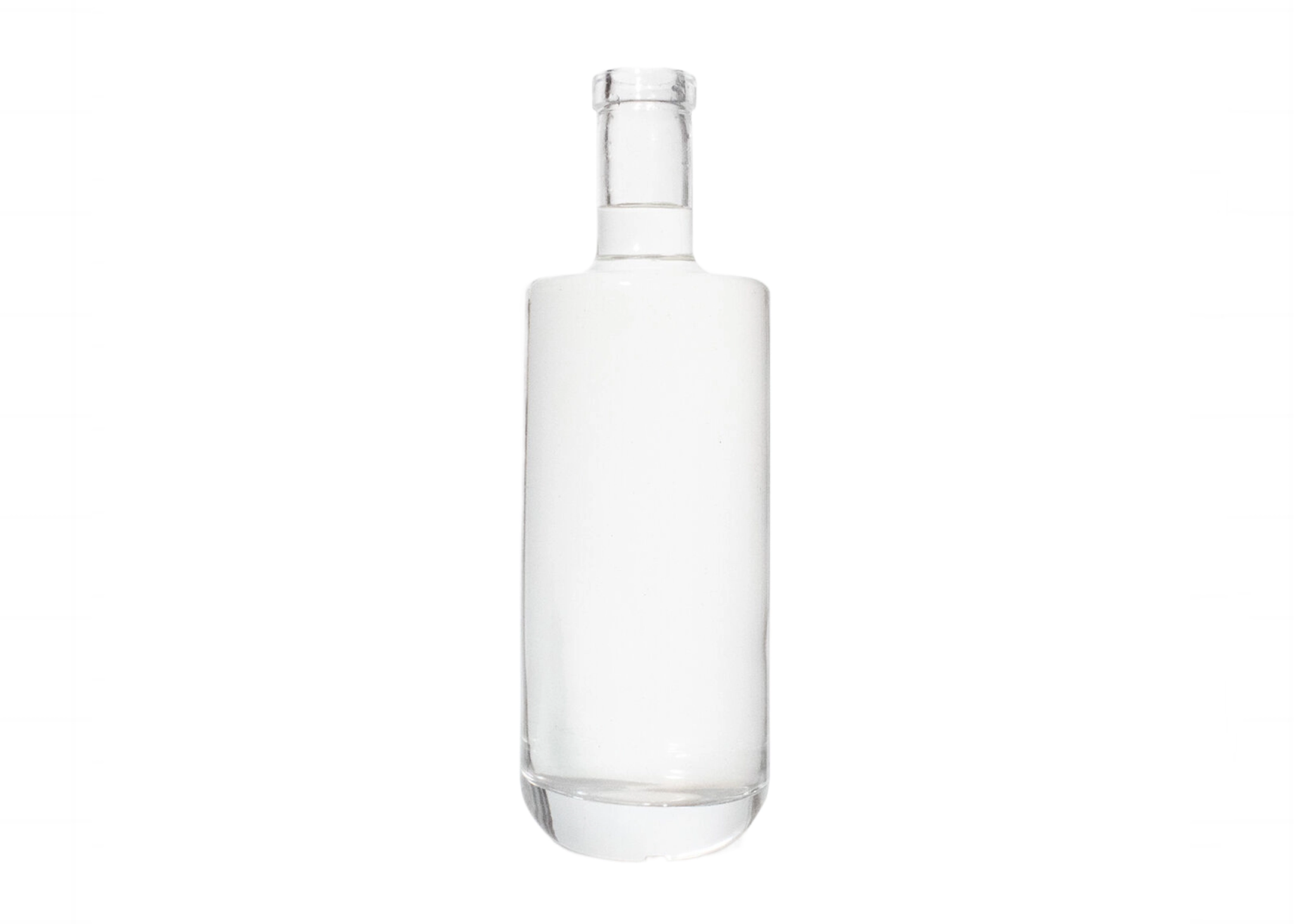 Embalagem de rum premium de garrafa de vidro de moda