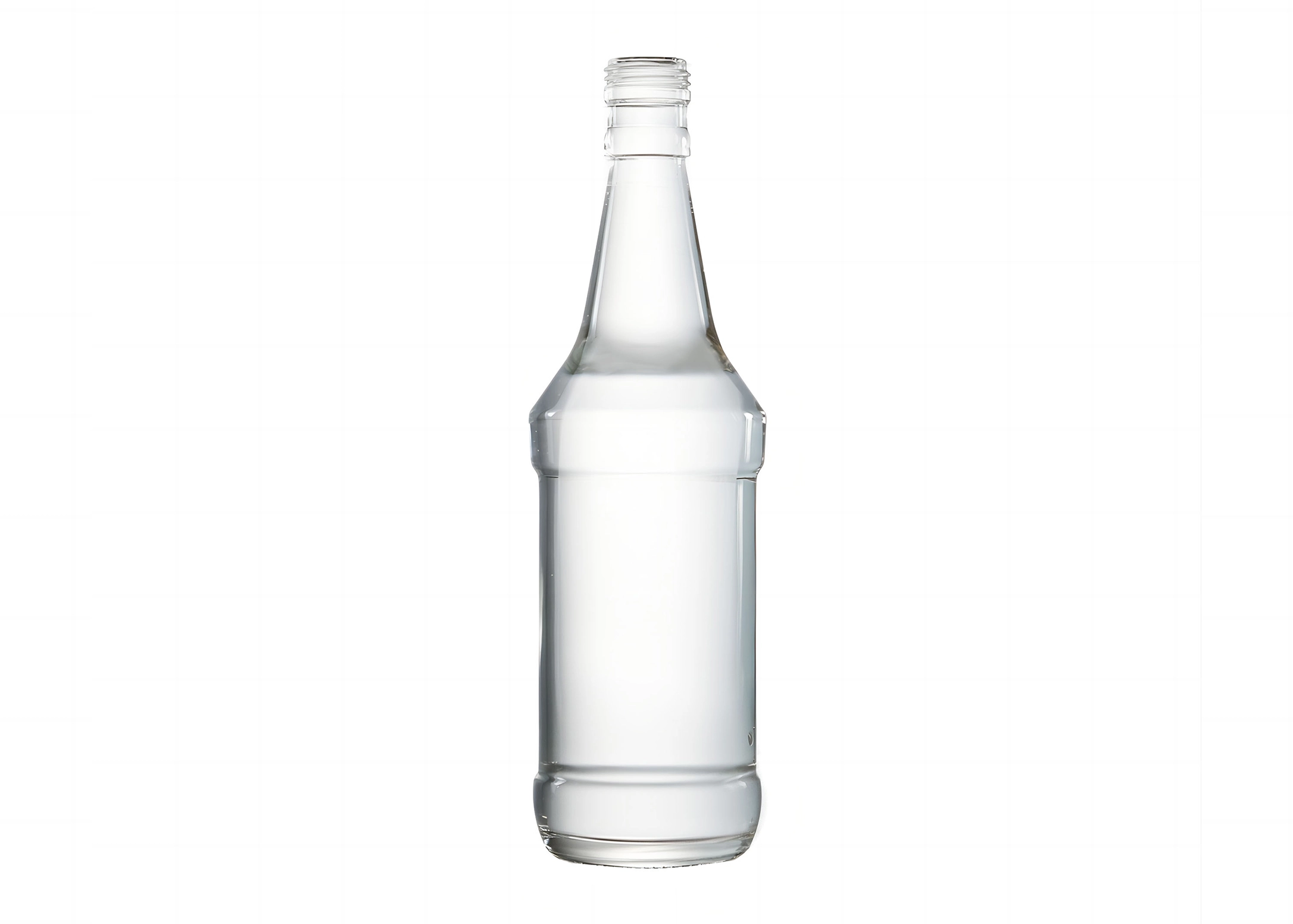 Garrafa de vidro de embalagem de licor de alta Flint 500ml