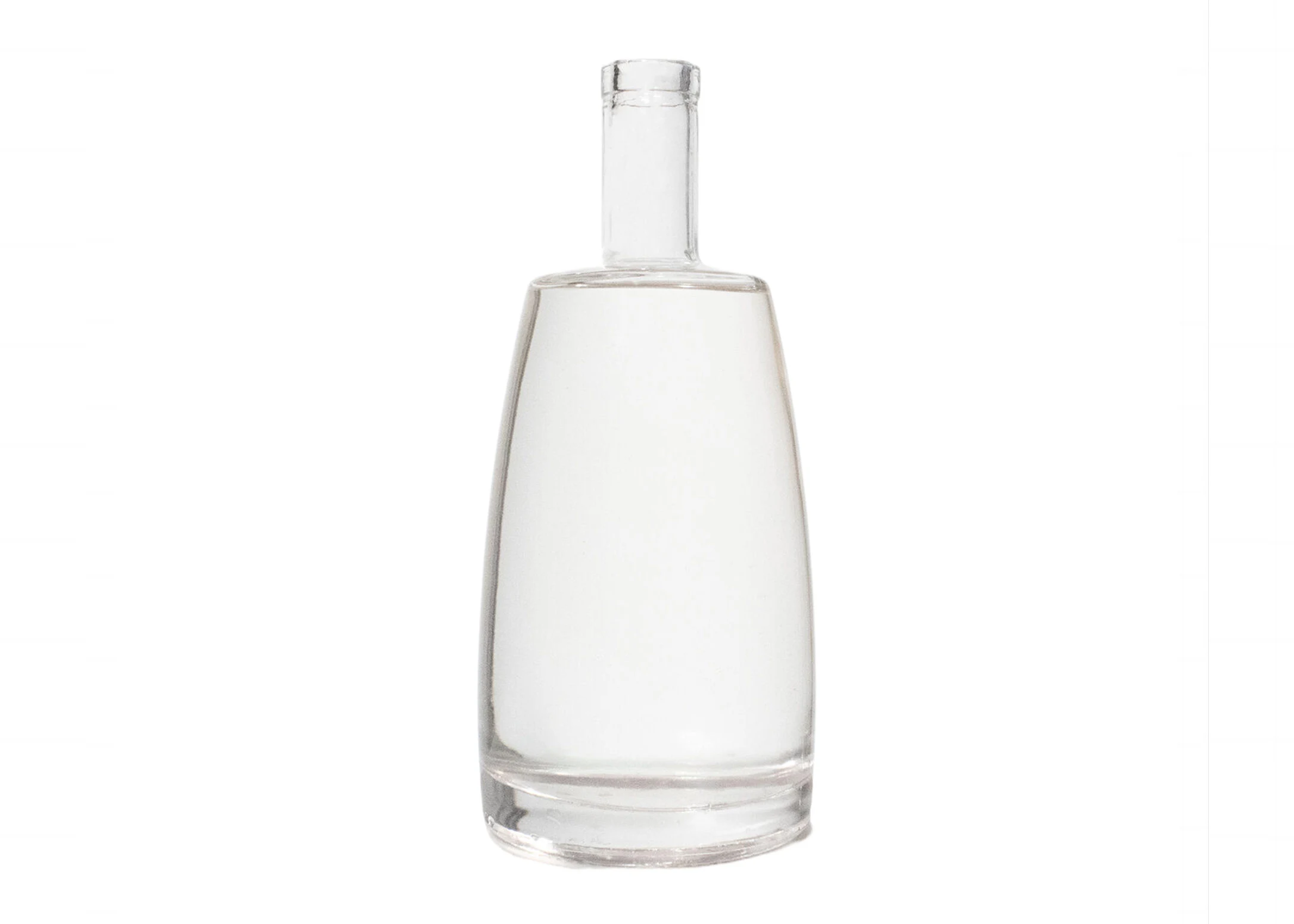 Nova garrafa de tequila 500ml de vidro de sílex extra de forma redonda