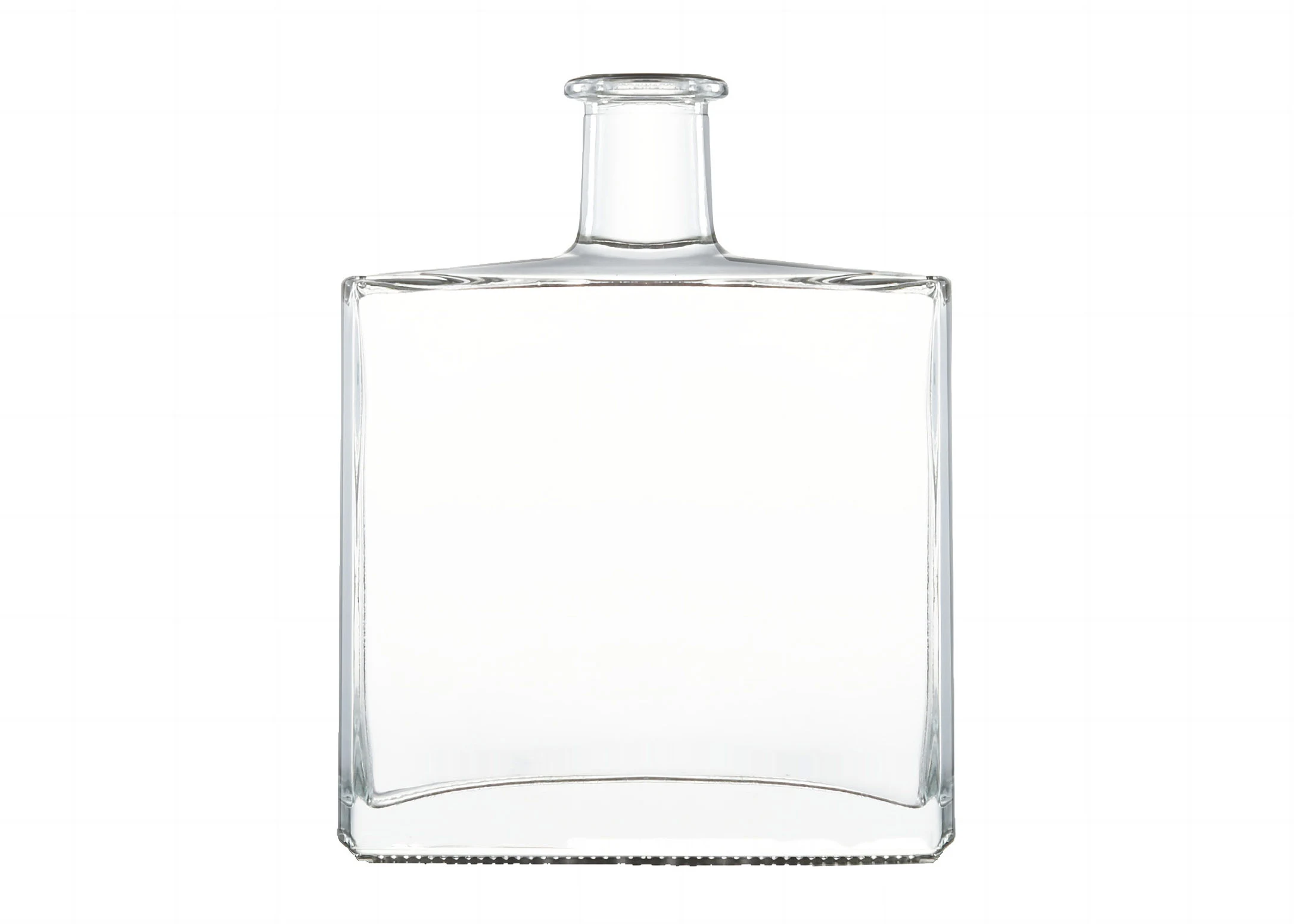 Garrafa de vidro de licor retângulo 500ml tamanho