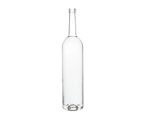 RSG 1000ml garrafa de licor redonda alta com base fina