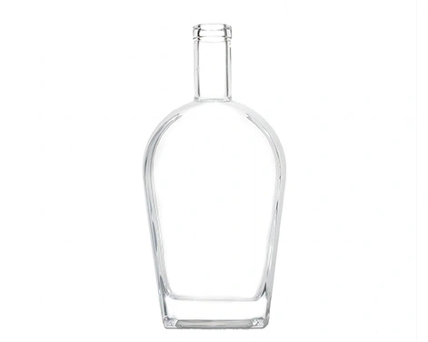 Decantador de garrafa de fundo grosso de cristal 1000ml de forma única