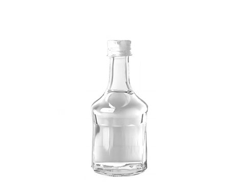 50ml Único Brownie Tampa Parafuso Garrafa de Vidro