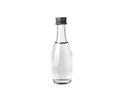 Garrafas de licor 50ml redondas elegantes ideais para presentes e amostras