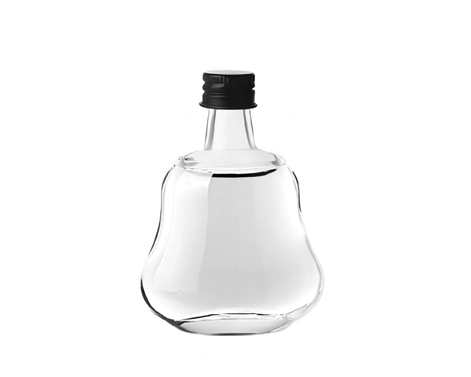RSG Vazio Mini 50ml Licor de Vidro Plano Garrafa de Gin de Rum com GPI
