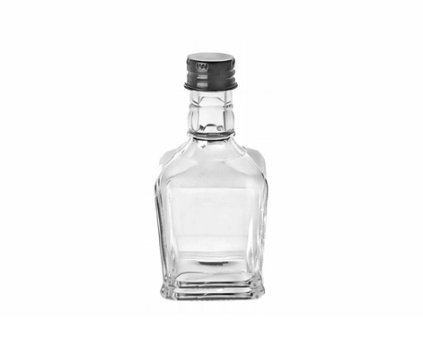 Quadrado compacto elegante 50ml garrafas de licor de vidro perfeito para dar presente