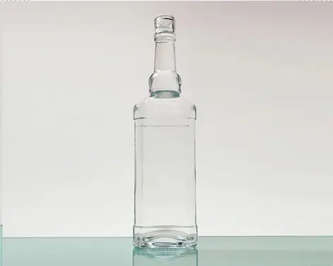 Garrafa de uísque superior com linha de sílex extra transparente de 700ml