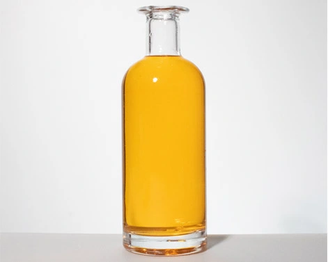 Garrafas de Gin de 750ml de forma redonda 75cl Garrafas de Licor Vazias Extra Flint
